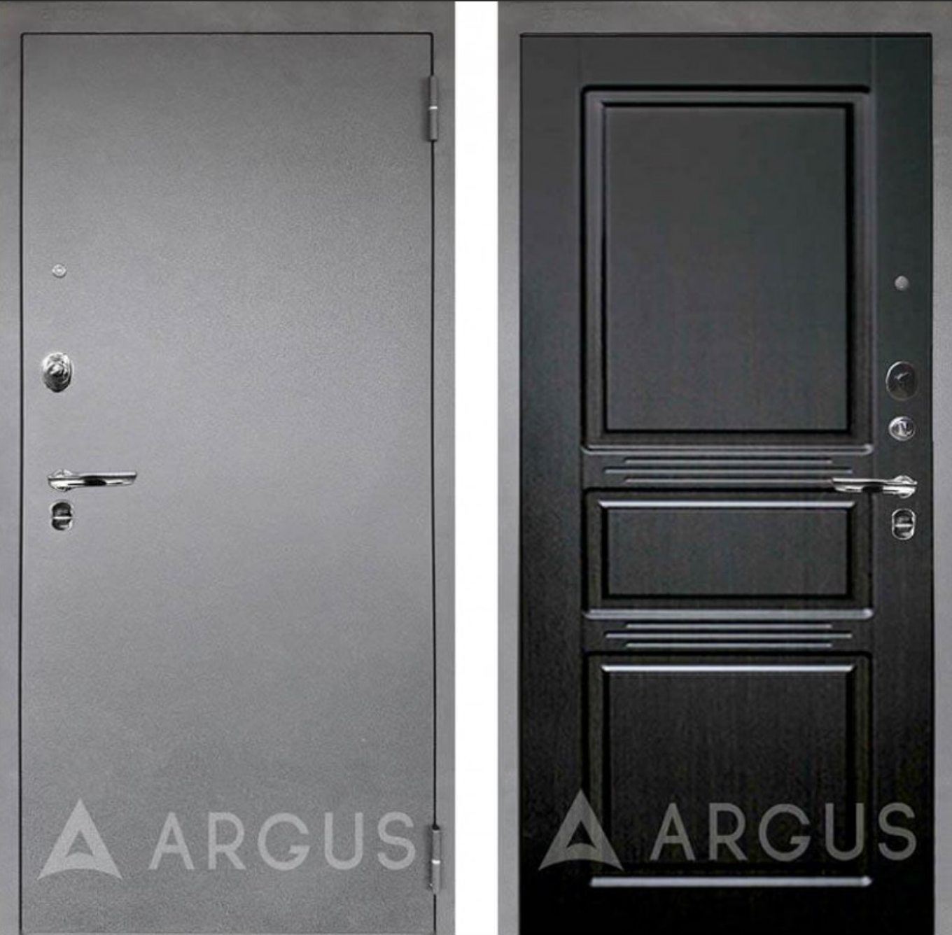 картинка Входная дверь «Люкс Про Сабина (серебрянный антик - тисненый венге)» от магазина «Империя Дверей»